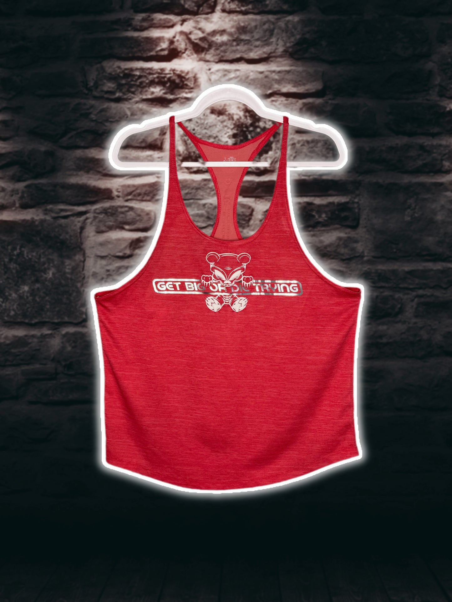 Pink and chrome “gamer” GBODT workout stringer