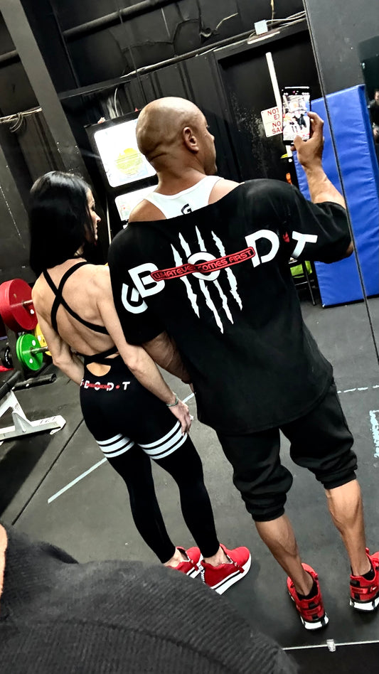 Men’s “Gamer” Black/red & reflective oversized GBODT Pump Cover