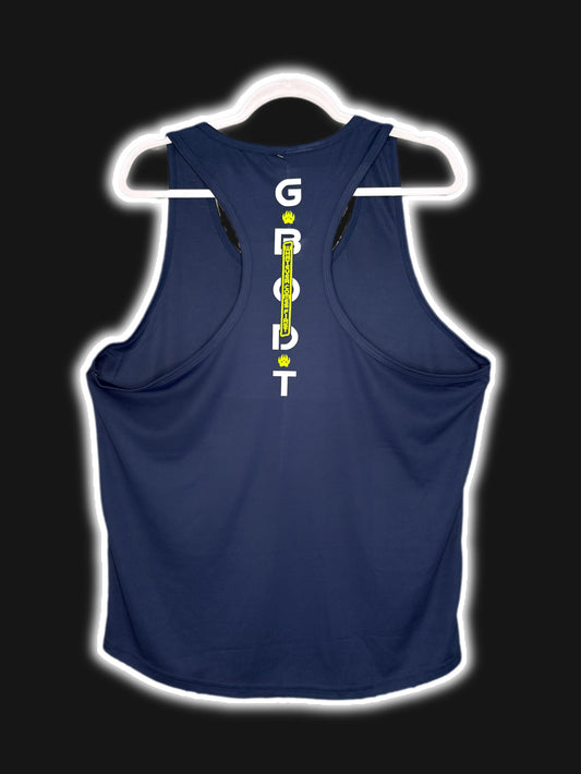 Neon “gamer” GBODT workout racerback tank
