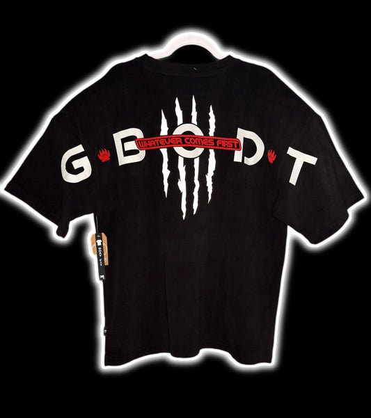 Men’s “Gamer” Black/red & reflective oversized GBODT Pump Cover